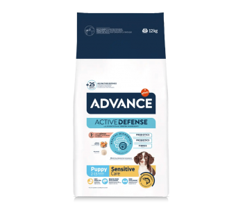 Advance Dog All Breeds Puppy Sensitive 12кг - сьомга и ориз